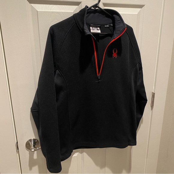 Men’s Large Spyder Half-Zip Fleece Pullover - Picture 10 of 16